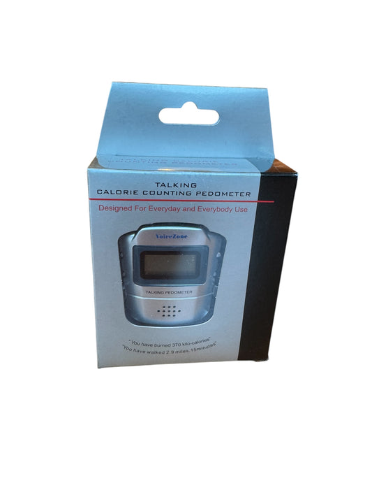 Talking Calorie Counting Pedometer with Clip