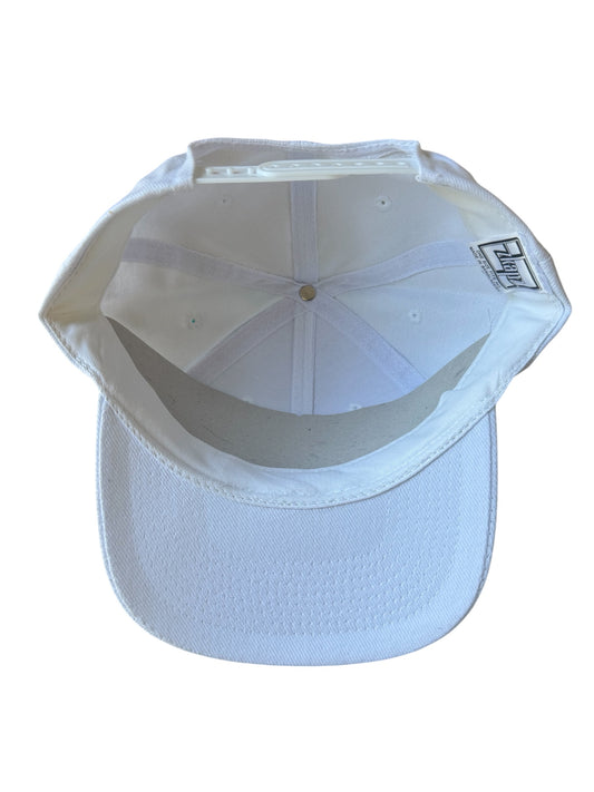 Soft White Ball Cap With Adjustable Strap