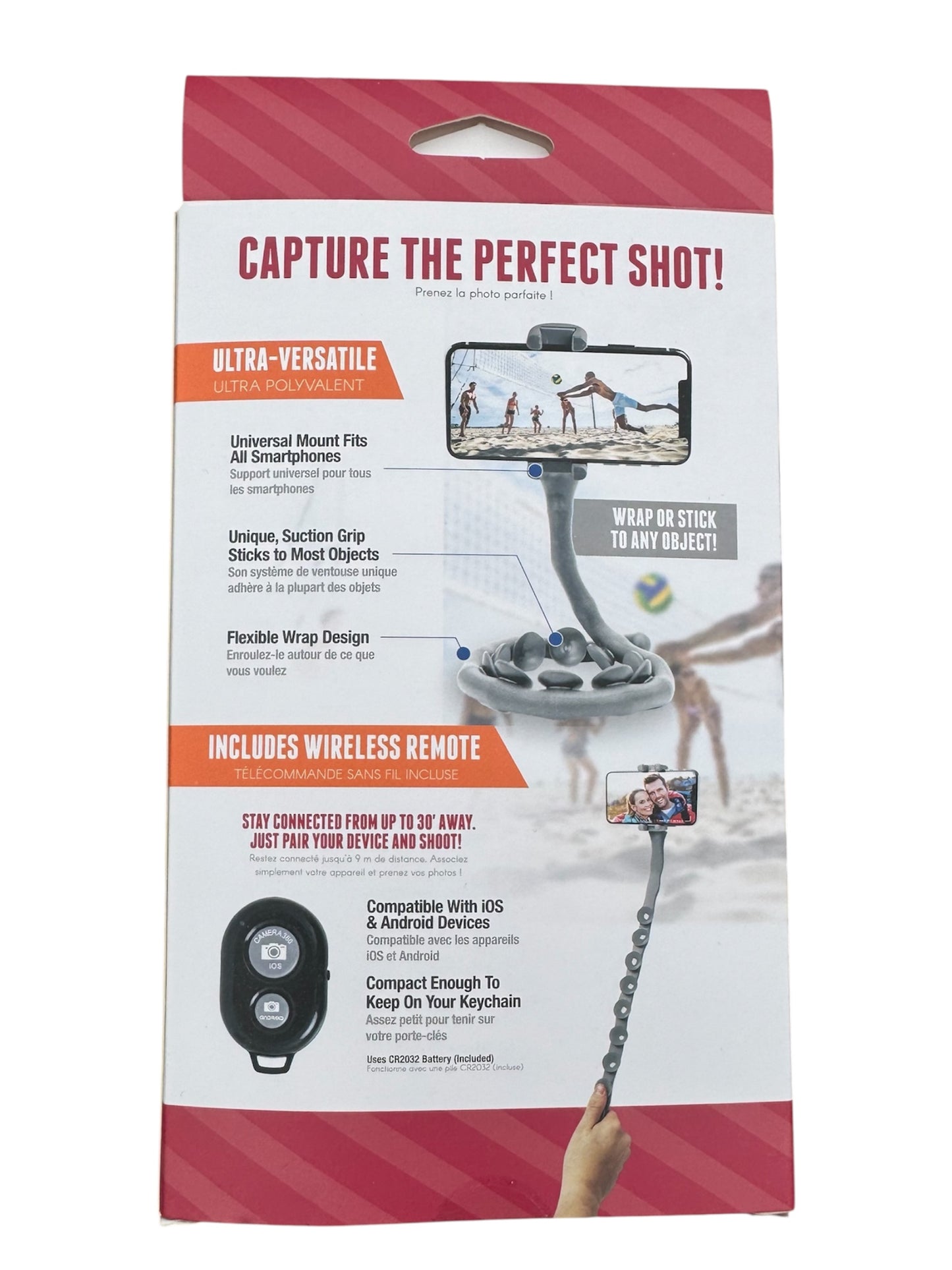 Selfie Snake with Wireless Remote