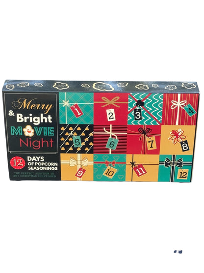 Merry & Brite Movie Night 12 Days of Popcorn Seasonings