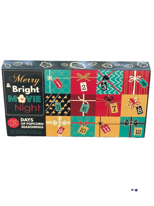 Merry & Brite Movie Night 12 Days of Popcorn Seasonings