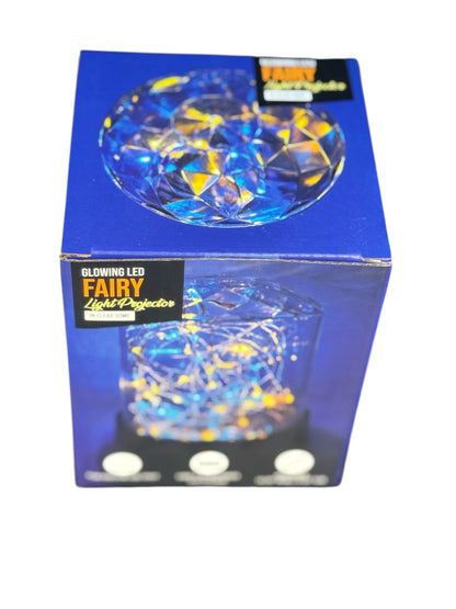Large Glowing LED Fairy Lights Projector In Plastic Clear Dome