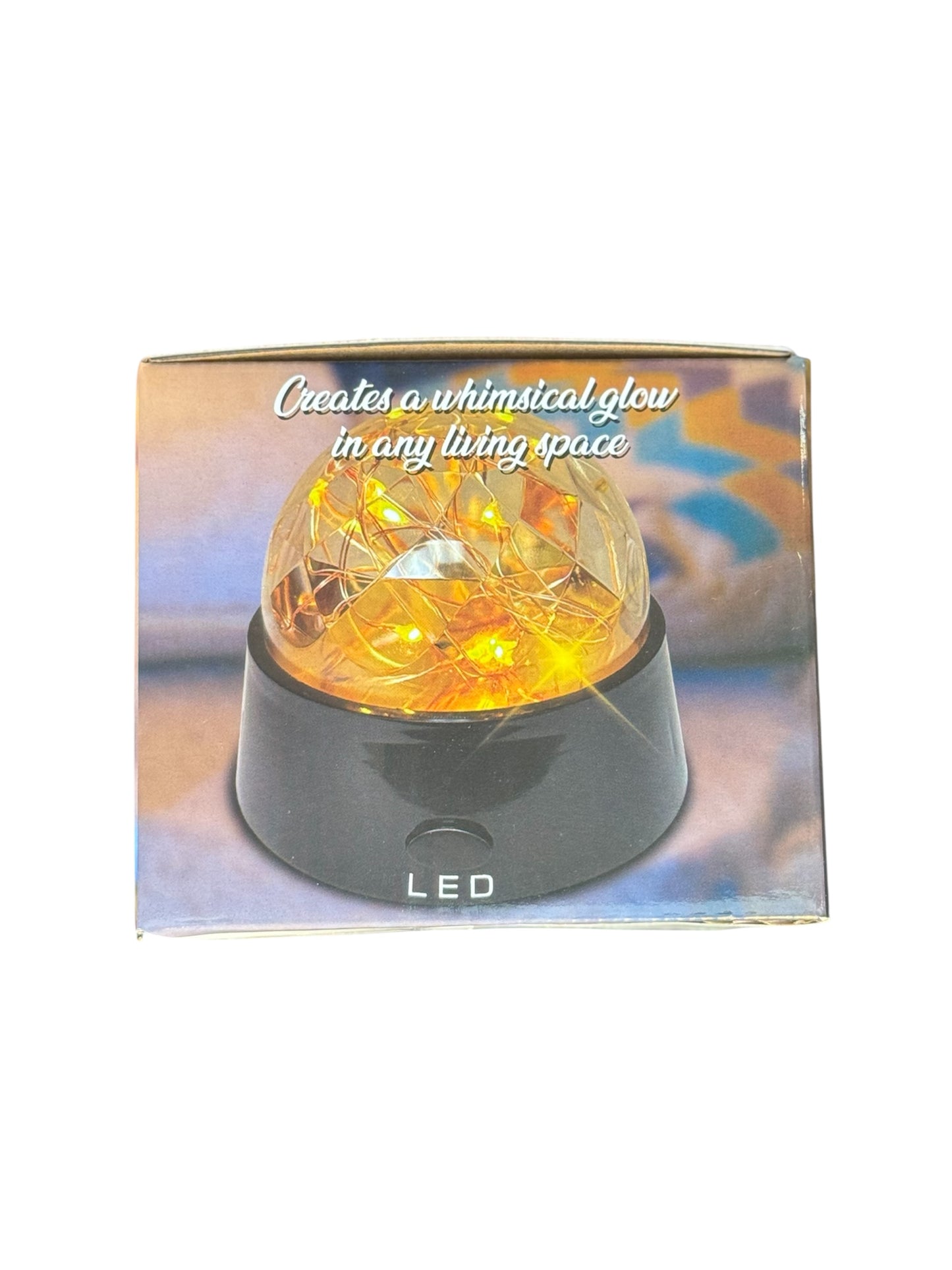 Small Glowing LED Fairy Lights Projector In Plastic Clear Dome