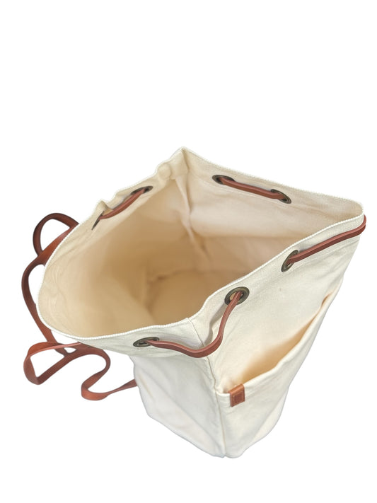 LUXE Canvas Bucket Backpack