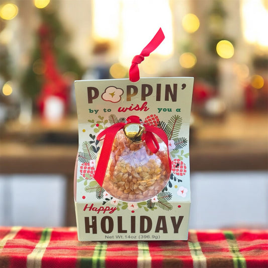 Holiday Poppin' Corn Filled Ornament