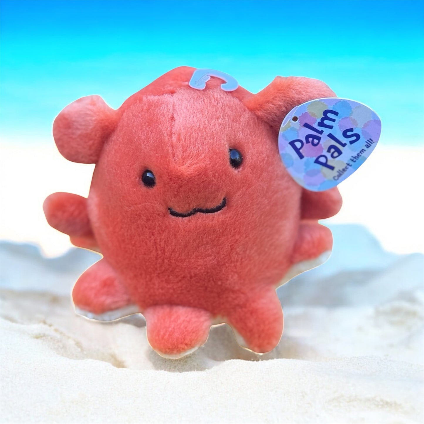 Palm Pal Ditsy Octopus Plushy