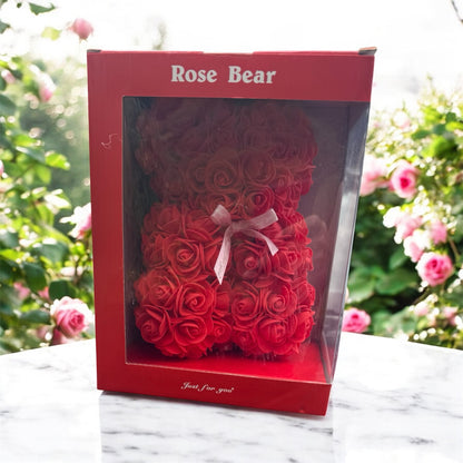 Rose Bear In A Box