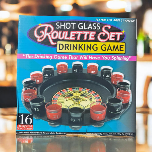 Shot Glass Roulette Drinking Game Set