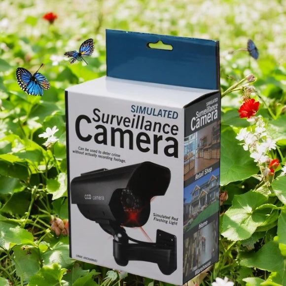 Dummy CCTV Camera With Flashing LED Light