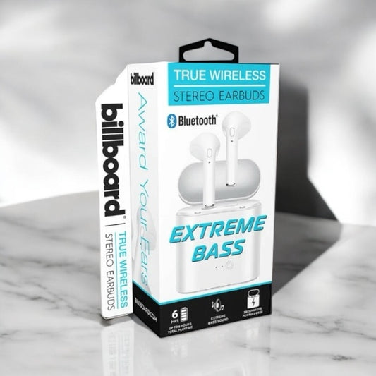 Billboard Bluetooth Wireless Earbuds With Charging Case
