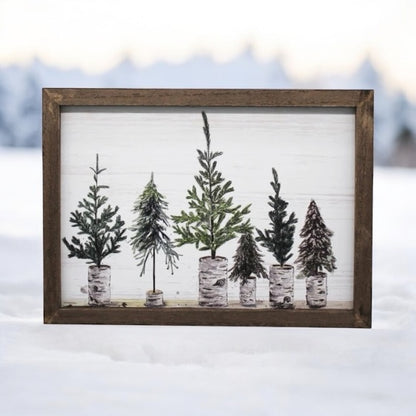 Farm Fresh Christmas Trees Wall Decor