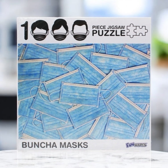 Funwares Buncha Masks 1000 Piece Puzzle