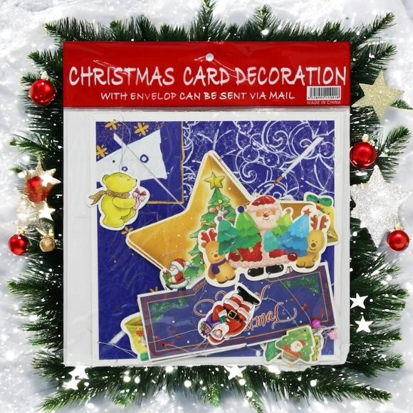 Hangable Christmas Decoration in Assorted Designs Clip Strip