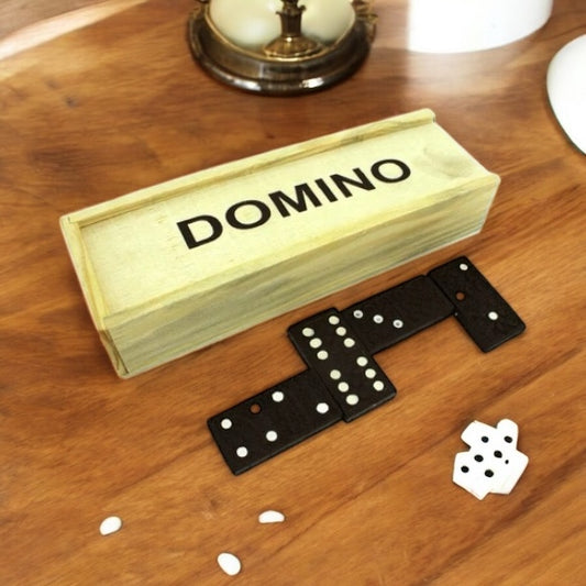 Domino Set In Wooden Box