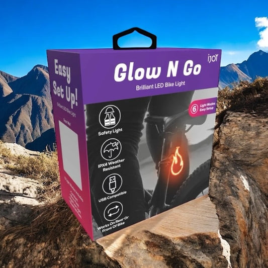 Wheelies Glow N Go Brilliant LED Flame-Shaped Bike Light