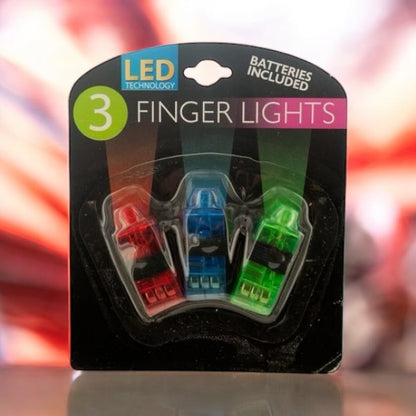Set Of Three LED Finger Lights