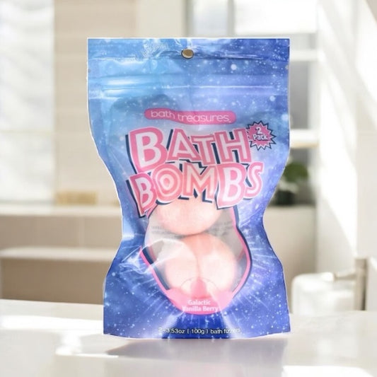 2-Pack Bath Bomb In Galactic Vanilla Berry Scent