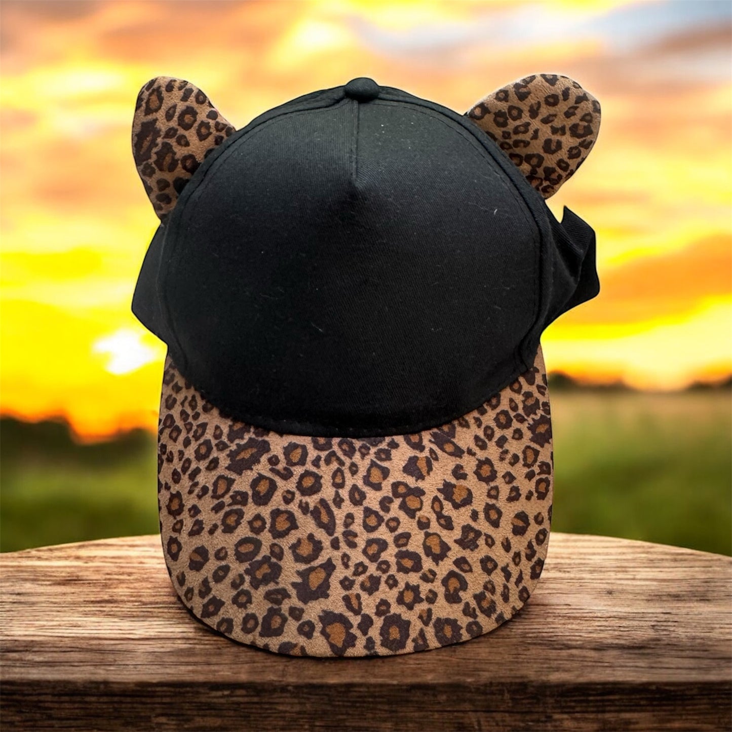 Assorted Cheetah-Themed Baseball Cap With Ears