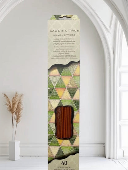 40 Count Sage And Citrus Incense Sticks