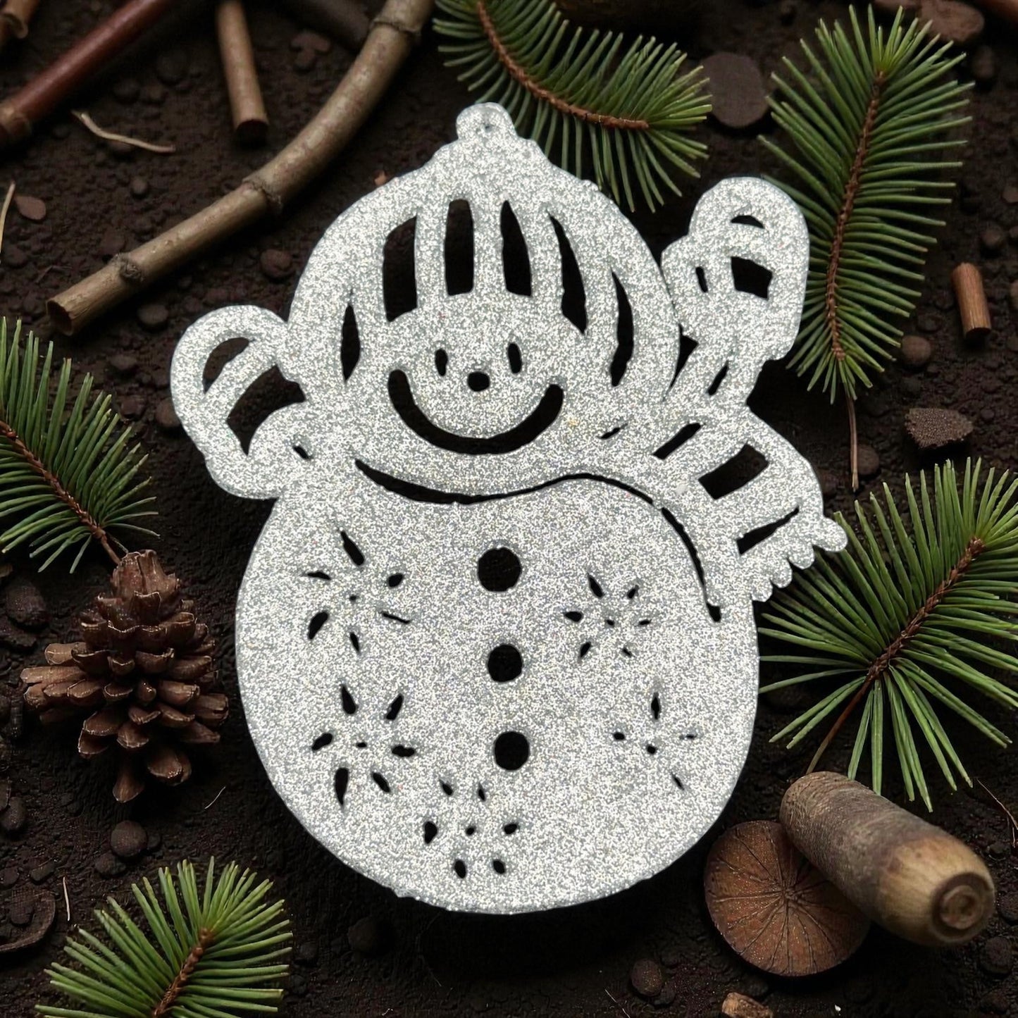 Christmas Tree Decoration Hanging Glitter Ornaments