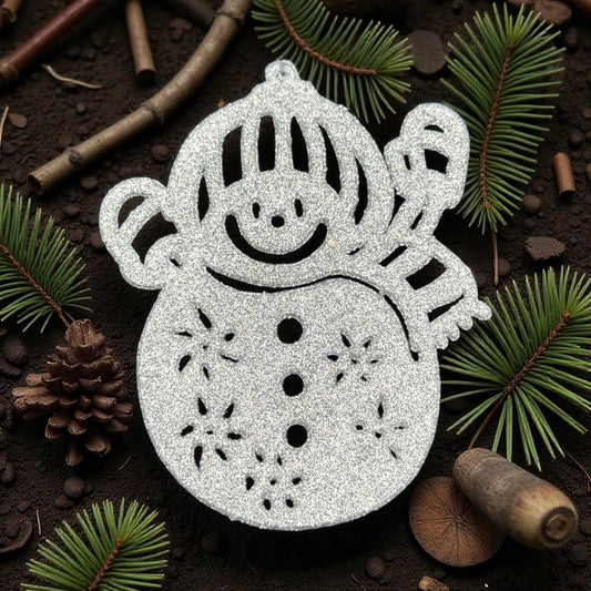 Christmas Tree Decoration Hanging Glitter Ornaments