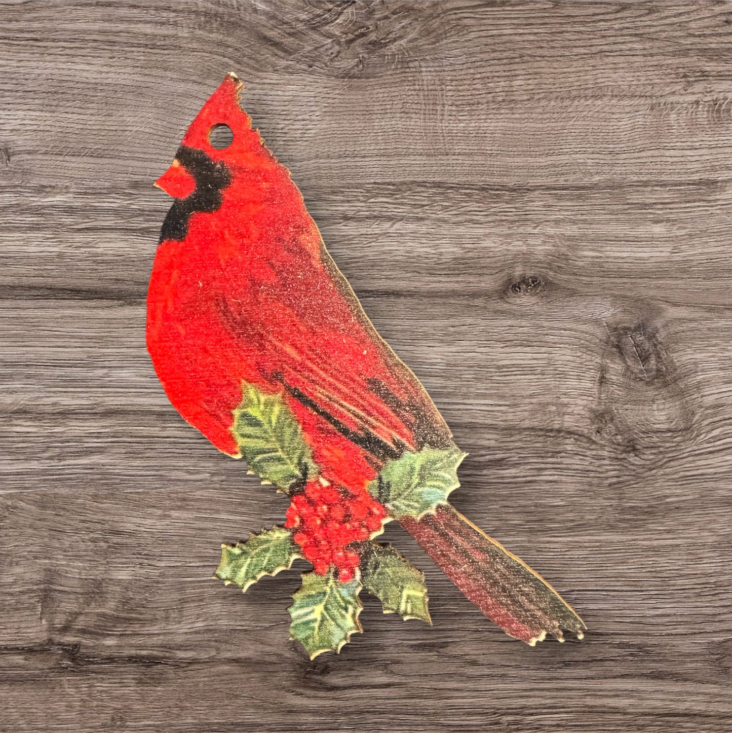 Assorted Christmas Memories Thin Wood Ornaments With String Group 2