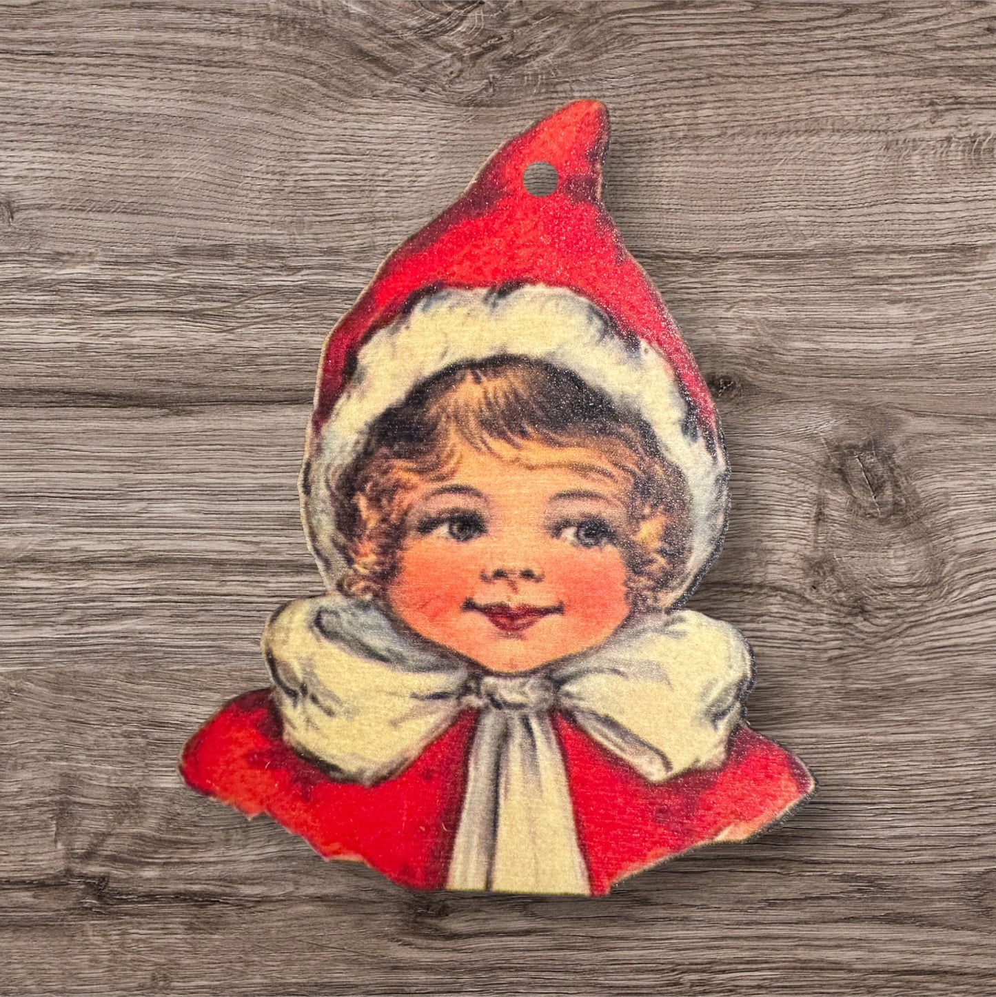 Assorted Christmas Memories Thin Wood Ornaments With String Group 2