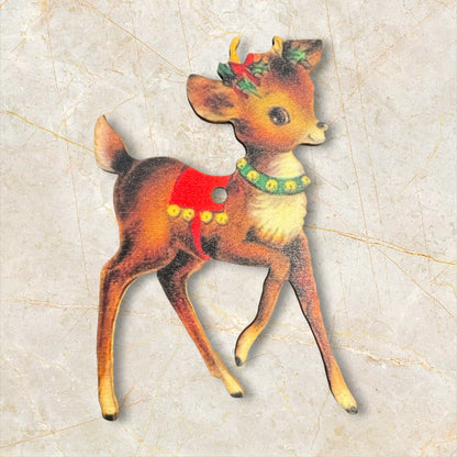 Assorted Christmas Memories Thin Wood Ornaments With String Group 1