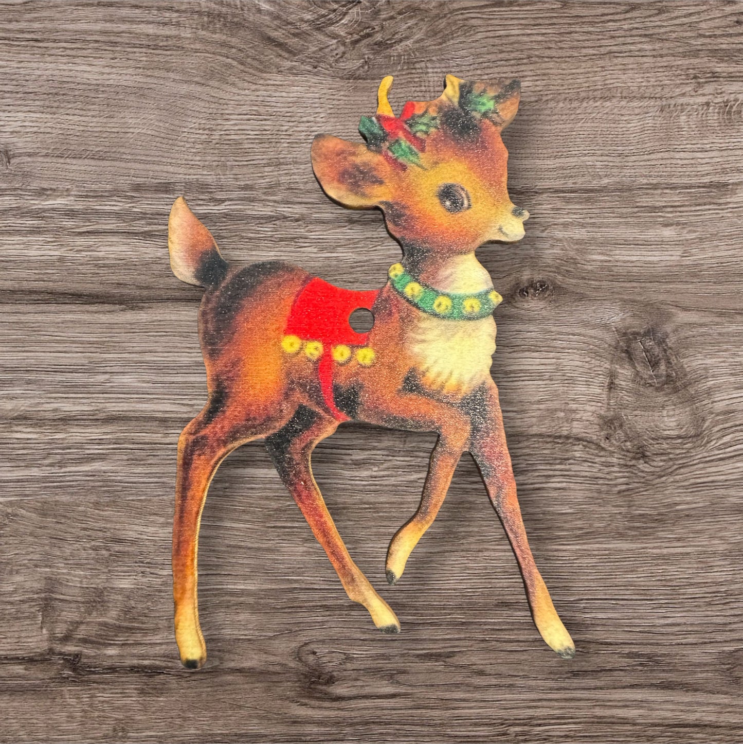 Assorted Christmas Memories Thin Wood Ornaments With String Group 1