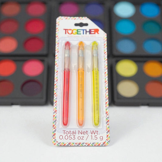 Pride Assortment Temporary Tattoo Pens