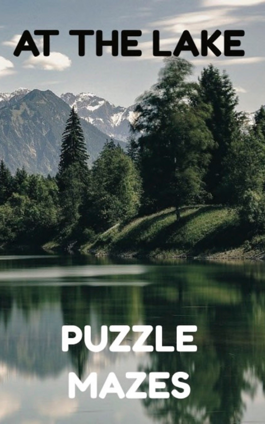 AT THE LAKE PUZZLE MAZES