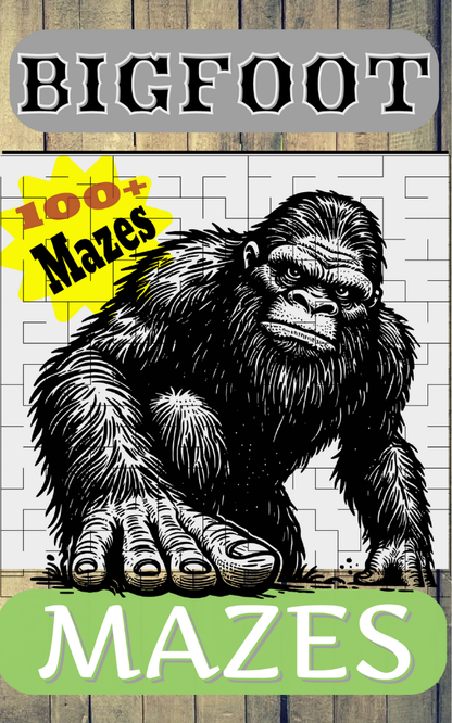 More Bigfoot Mazes-Classic Cover