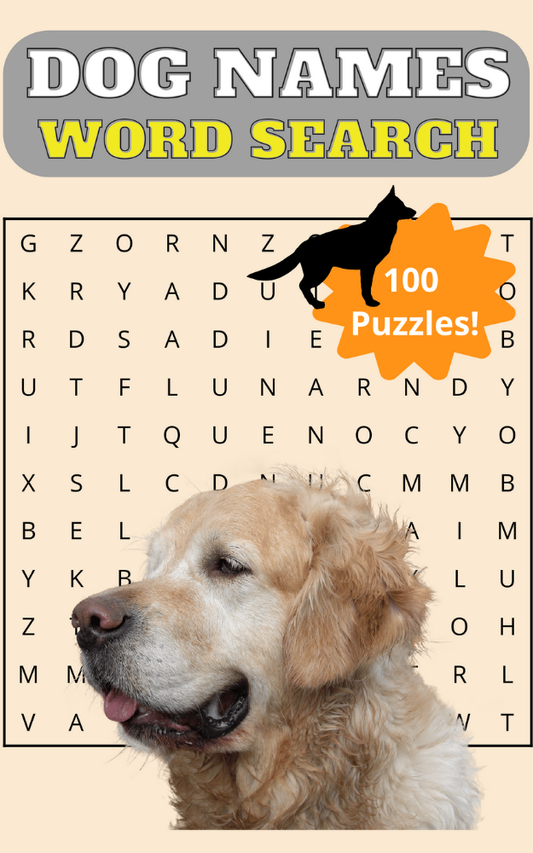 DOG NAMES WORD SEARCH