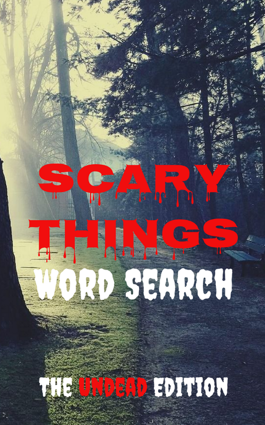 SCARY THINGS WORD SEARCH