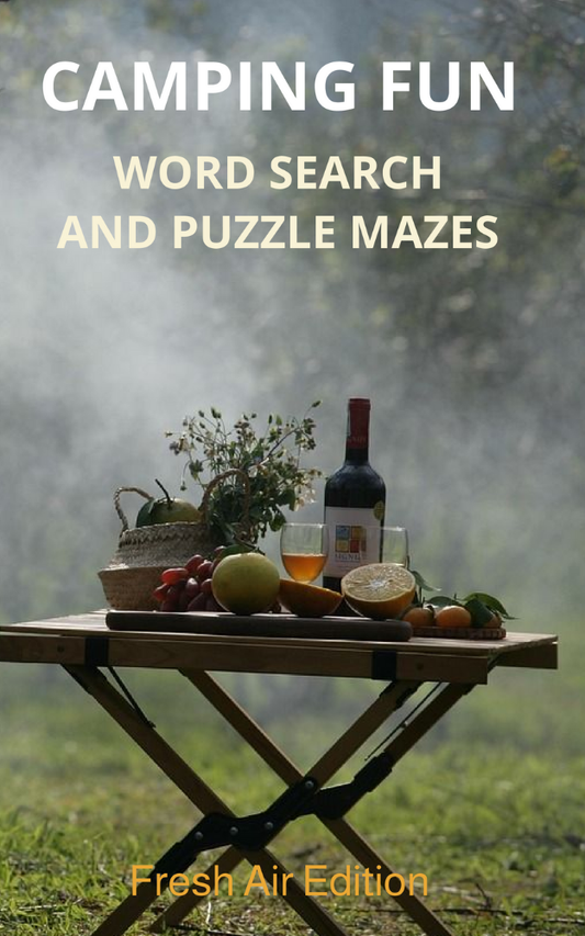 CAMPING FUN WORD SEARCH AND PUZZLE MAZES