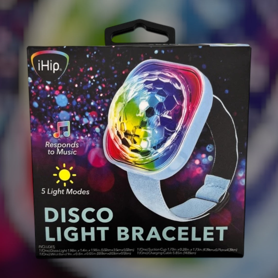 iHip Rechargeable RGB Disco Light Projector Bracelet