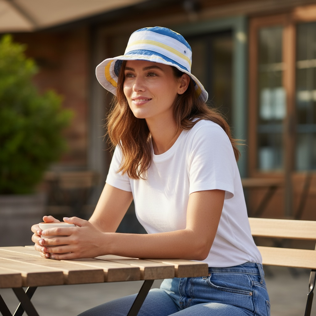 Unisex Bucket Sun Hats In Assorted Colorful Designs