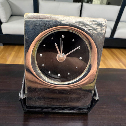 2.5" Folding Analog Travel Clock Office Staff Gift