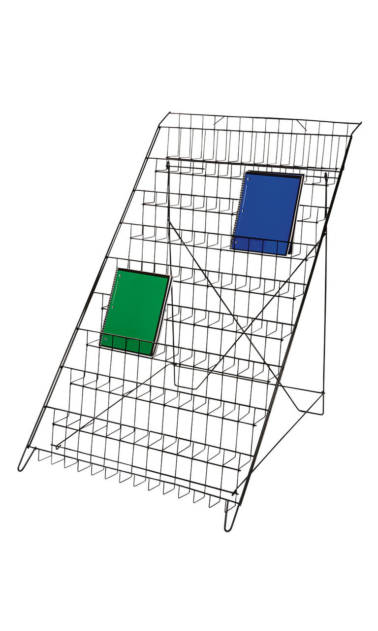 10-Tier Floor Standing Book Display