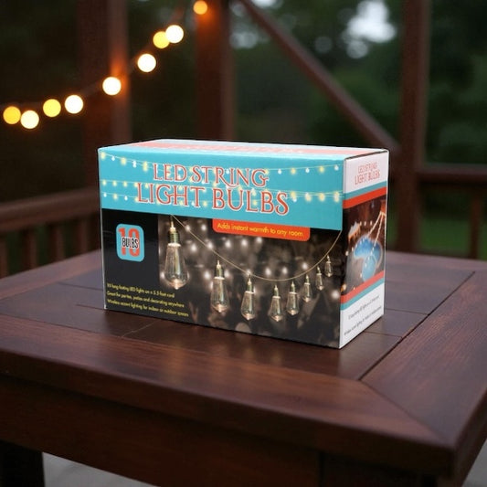 Life Of The Party LED String Light Bulb Display