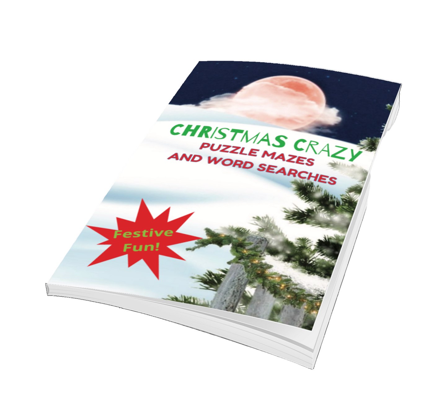 Christmas Crazy Puzzle Mazes and Word Searches