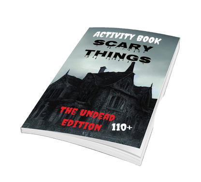 Scary Things Activity Book