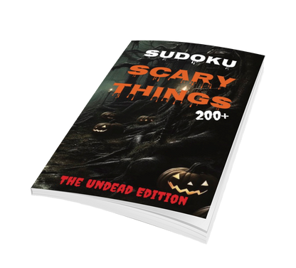 Scary Things Sudoku Classic Cover 200
