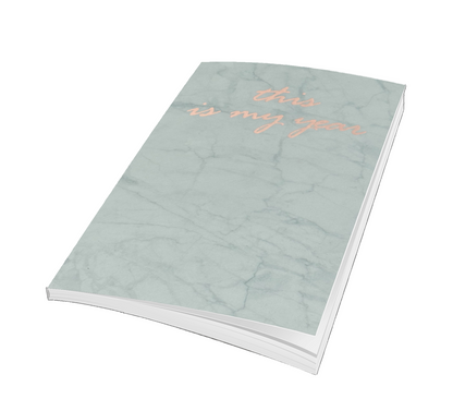Hardcover Journal With Rosegold Designs