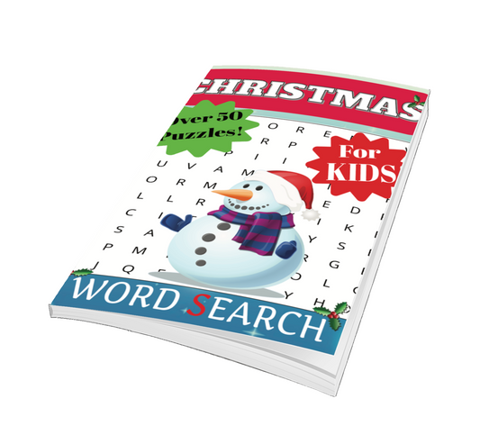 Christmas Word Search For Kids Large Edition
