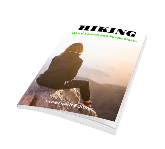Hiking Word Search And Puzzle Mazes