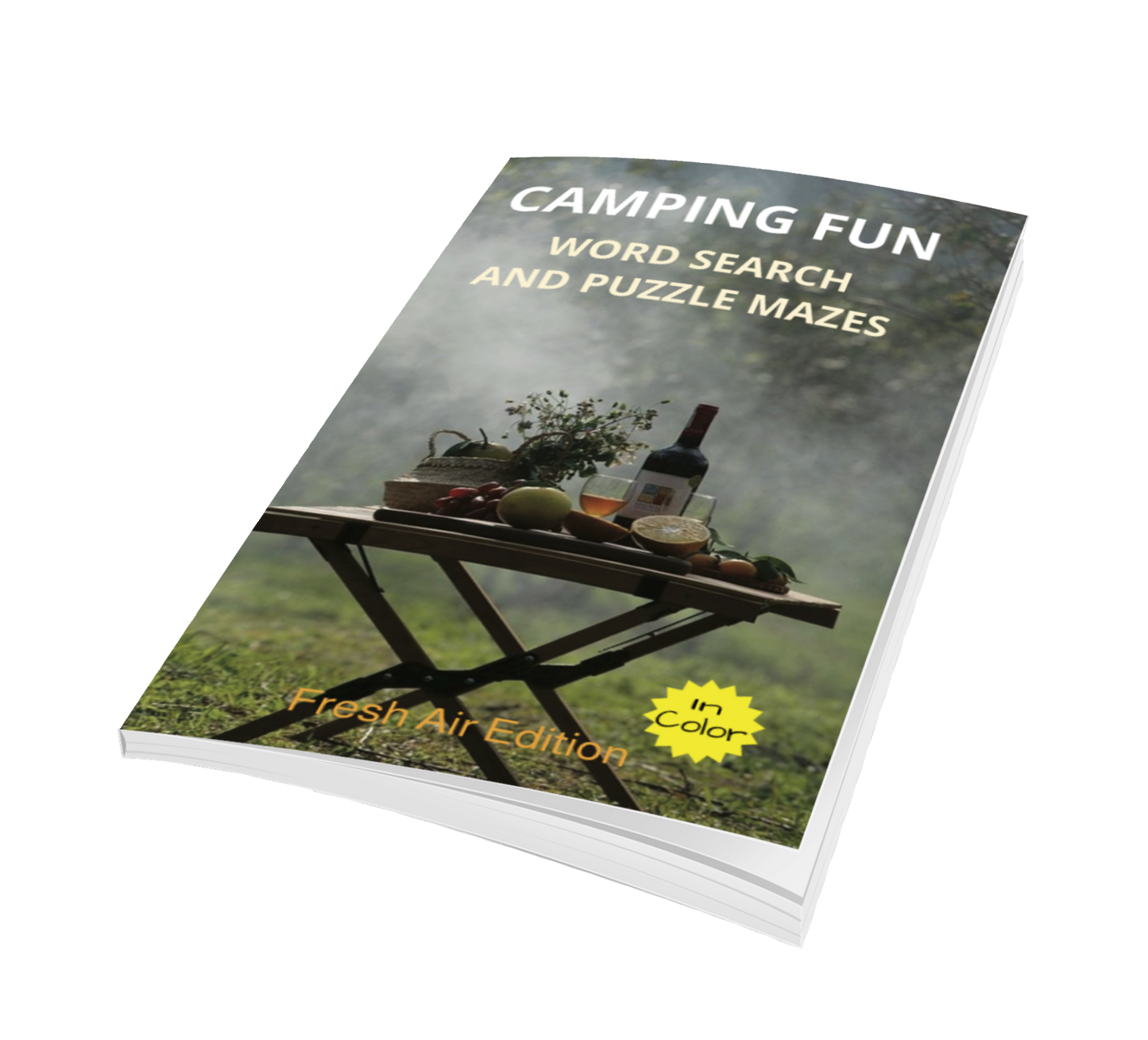 Camping Fun Word Search And Puzzle Mazes In Color