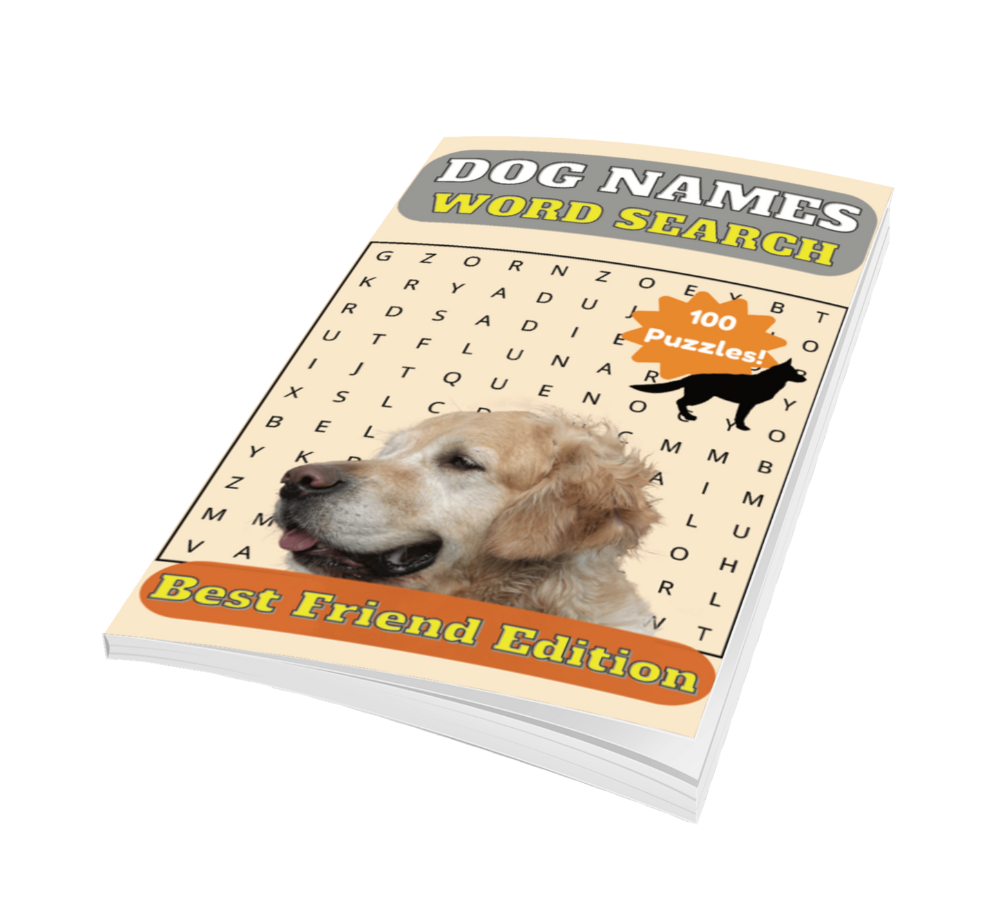Dog Names Word Search Classic Cover 100