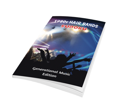 1980s Hair Bands Sudoku