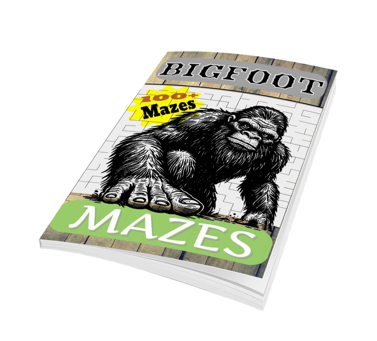 More Bigfoot Mazes-Classic Cover